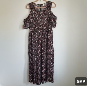 GAP Cold Shoulder Midi Dress